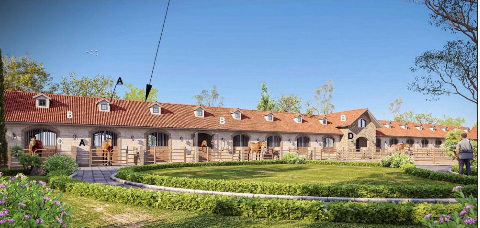 Sangral Farmhouse Stables — Ongoing Specialty construction project by DevPro in Sangral, Private Client